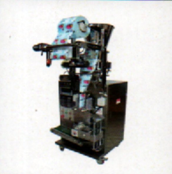 Pneumatic vertical bagger with printed film roll mounted