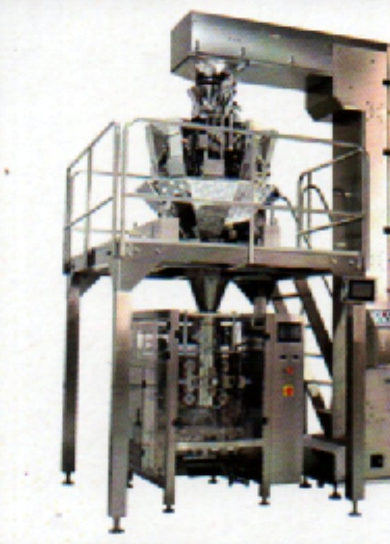 PPRP-1000 fourteen head multihead weigher collar type packing machine with platform and bucket elevator